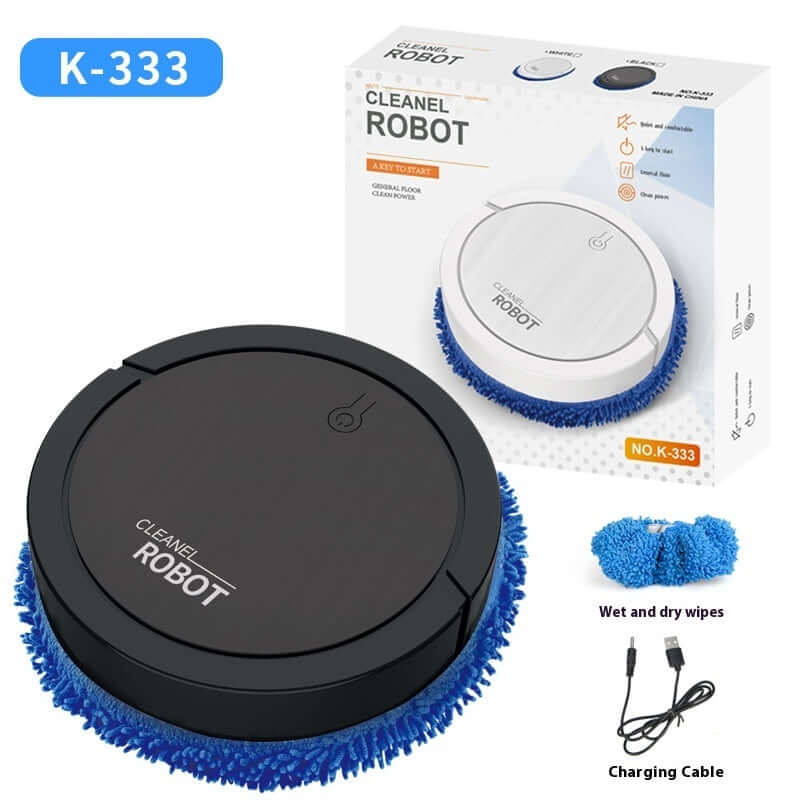 Wet and dry robotic floor cleaner for hands-free home maintenance