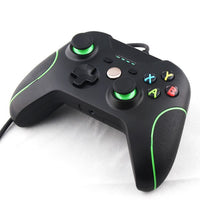 USB wired game controller for PC gaming and arcade play