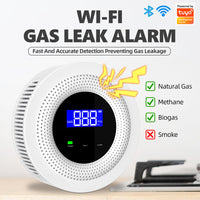 Smart gas leak detector for indoor safety monitoring
